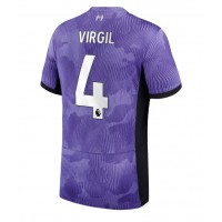 Dres Liverpool Virgil van Dijk #4 Tretina 2023-24 Krátky Rukáv
